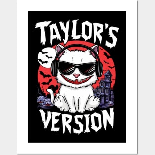 death metal taylors cat version Posters and Art